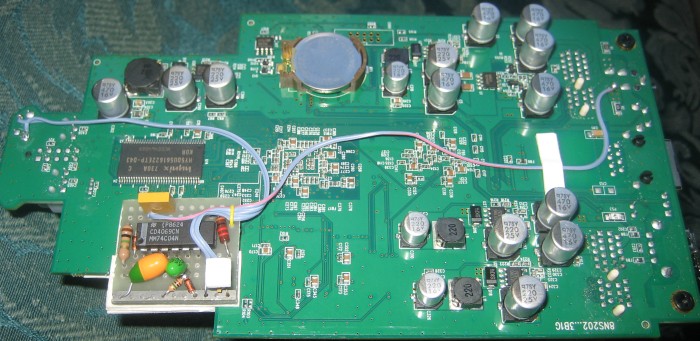 board mounted on main board